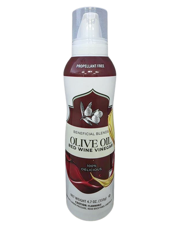 Olive Oil and Red Wine Vinegar, Salad Spray, 4.7 oz(133g)