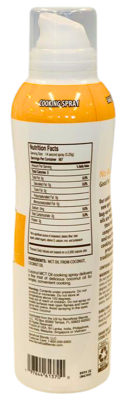 Coconut Oil, Non-Stick Spray, 5 oz(142g)