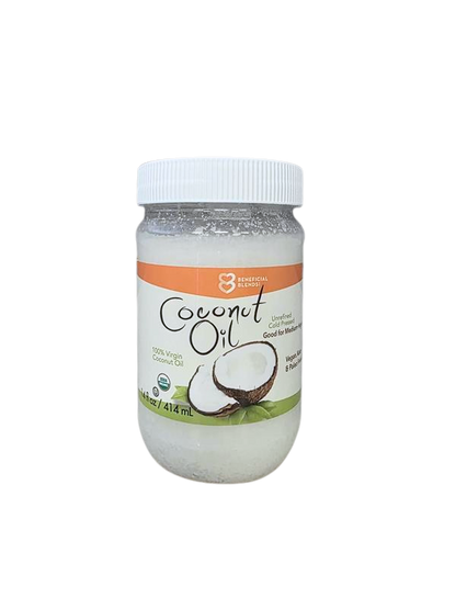 Organic Virgin Coconut Oil, Jar, 14 fl oz(414ml)